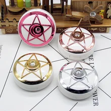 Сейлор Мун звезда мини-кейс для контактных линз держатель контейнер портативный для женщин с зеркалом ручной работы пластиковый подарок для девушки леди