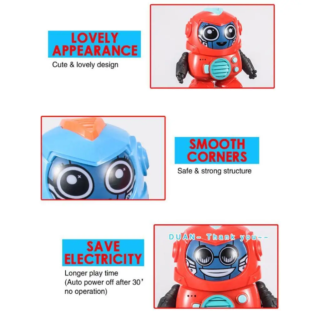 

Electric Robot Face Changing Robot Doll Automatic Face Doll Toy Electric Changing Changing Vioce Shaking L6K2