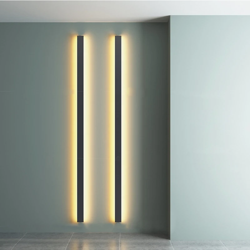 Nordic Led Wall Lamp Modern Minimalist Lines Wall Lamps For Living Room