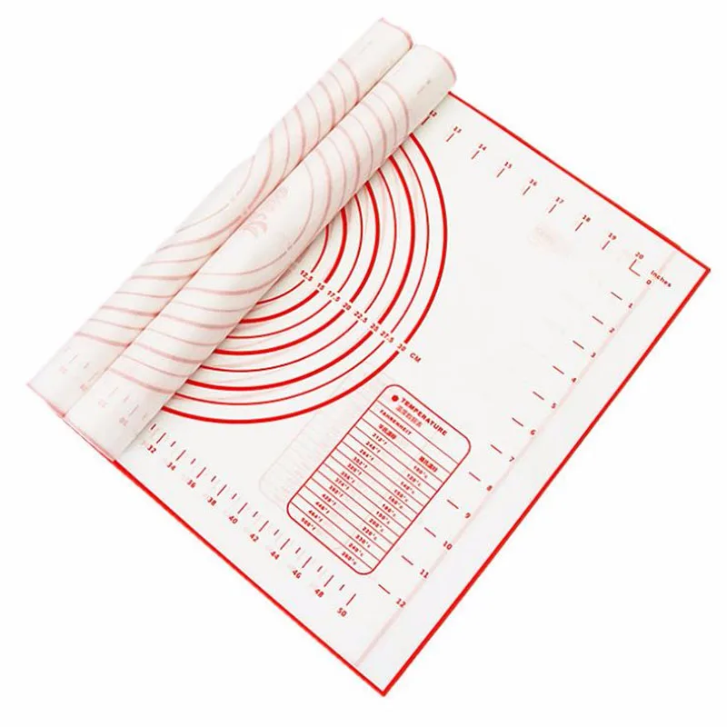 60x40 см силиконовый коврик для теста термостойкость прокатки паста муки Настольный коврик приборы для выпечки лист для выпечки, тортов подкладка под посуду для выпечки