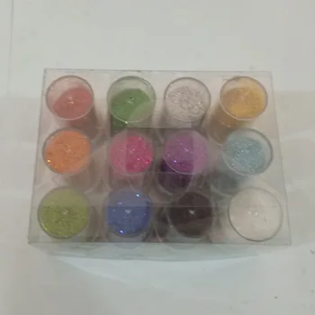 

best Nail Glitter Shiny Matte Shell colorful Nail Art Pigment Dust Powder Manicure Nail Decorations p09