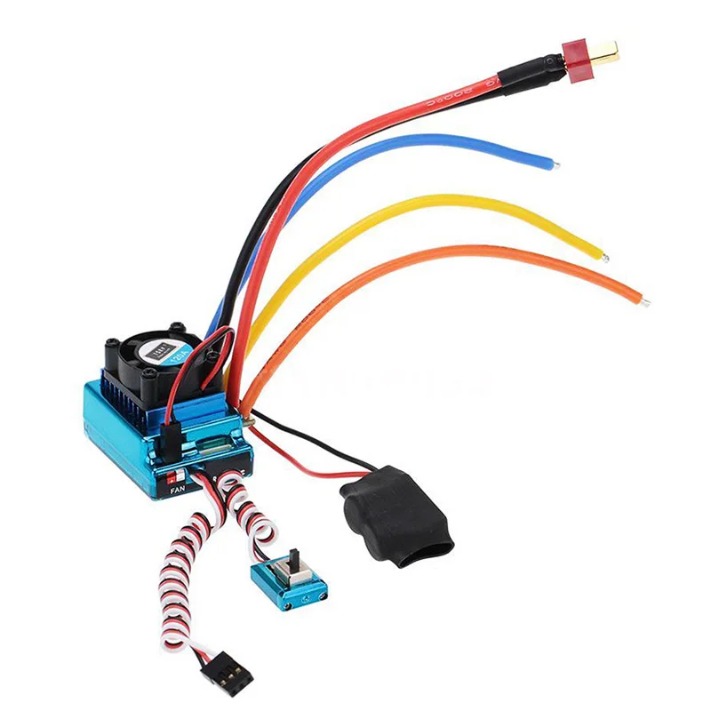 120A 2S 3S Feeling/бесщеточный ESC для 1/10 1/8 RC части автомобиля|Детали и аксессуары| |