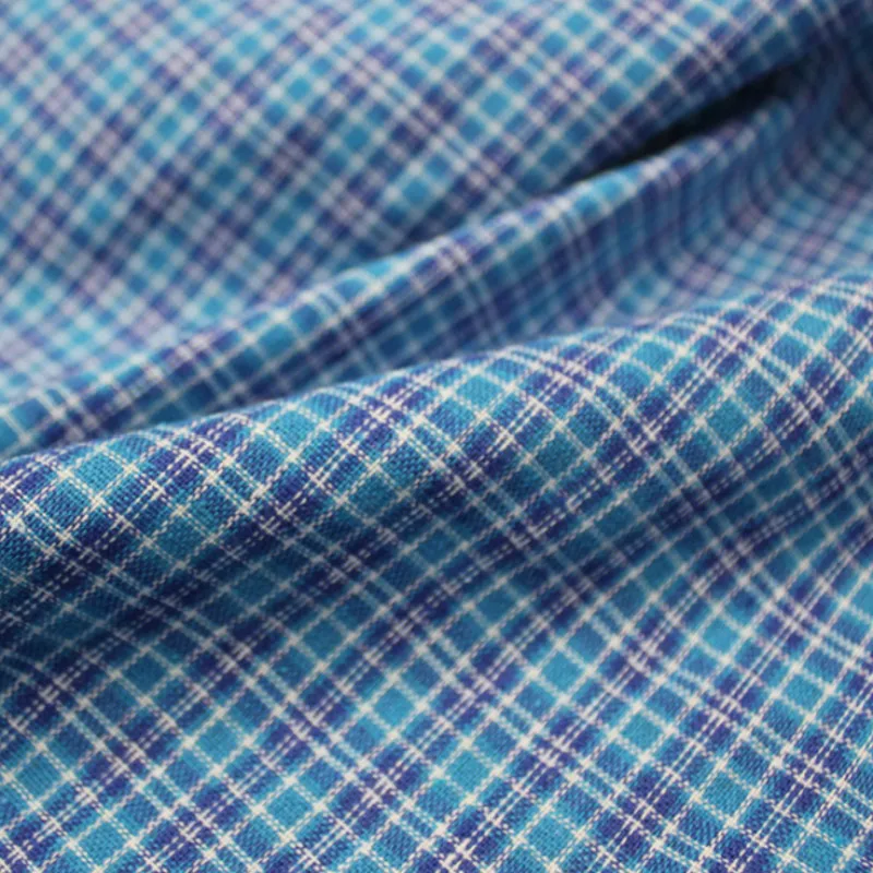 Клетчатая хлопчатобумажная ткань маленькая клетчатая занавеска скатерть фон диван ткань