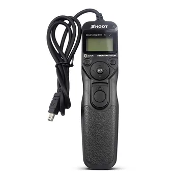 

Timer Remote Control Shutter Cable Release Switch Controller Cord For Nikon Z7 D750 D610 D7500 D7200 D5600 D3300 Camera