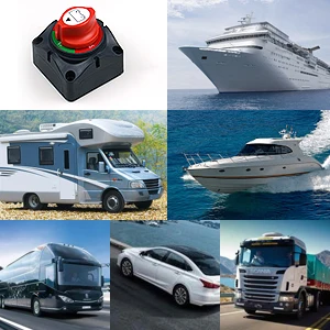 

Marine Battery Switch Isolator 300A 4 Position Changeover Disconnect Cut Off Switch for Car Boat Free shipping