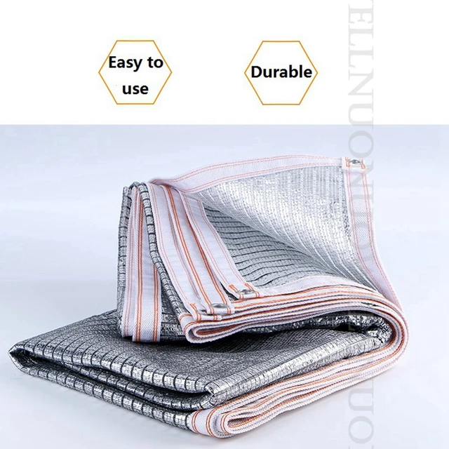 Nnw Alumínium Fólia Tükrözi Az Uv-Ellenes Napfényellenes Nettó Net 75% Nap Árnyékolási Sebesség A Kültéri Autó Növények Napgátló Hőszigetelése