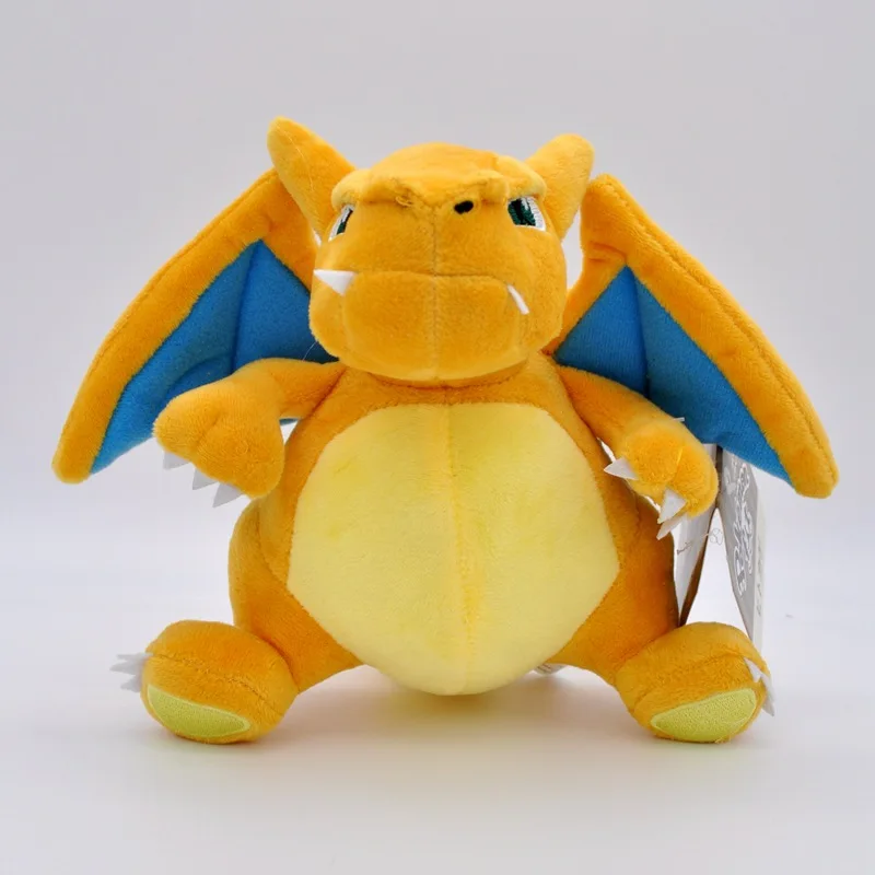 Takara Tomy Pokemon Plush Doll Fit Series Charizard Pendant for Children Birthday Christmas Gifts