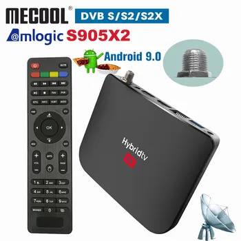 

Mecool M8S PLUS DVB S2/S2X Android 9.0 2GB 16GB Amlogic S905X2 WiFi 4K Hybrid TV Box PVR Recording Youtube Live Channel Console