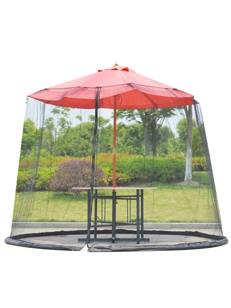 Outdoor Umbrella Net Cover Circular Patio Umbrella Mosquito Netting Mesh Screen With Zipper Patio Tables Picnic Net Cover Mosquito Net Aliexpress