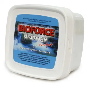 

Means for pipes and fat traps BioForce drainage comfort, 10 bags x 56g