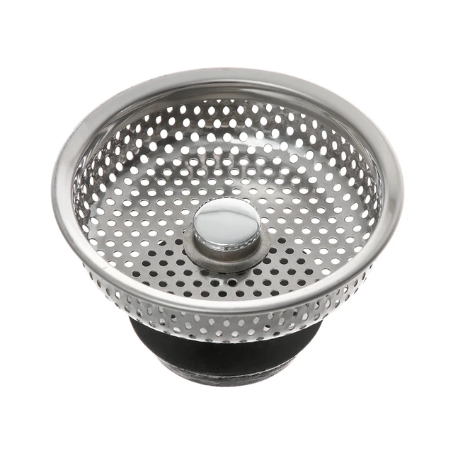 1Pc Stainless Steel Mesh Kitchen Sink Strainer Disposer Plug Drain