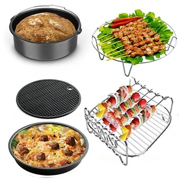 

12pcs Air Fryer Accessories For Power Air Fryer Dash Oven Deep Fryer Accessorie Fit All 4.2-6.8qt Air Fryer Liners Cooking Tools
