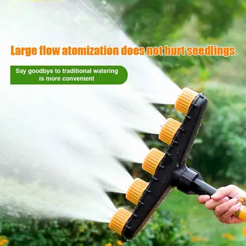 

Garden Watering Lawn Misting Nozzle Cooling Plastic Fog Greenhouse Atomizing Sprayer Adjustable Yard Agriculture Accessory