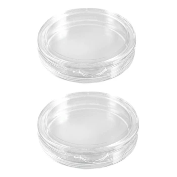 

Promotion! 20 Pcs Small Round Transparent Plastic Coin Capsules Box 22mm & 25mm