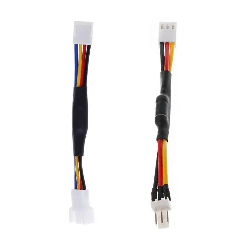 PC Case Fan RPM 3/4 Pin Speed Reduction Silent Connector Resistor Cable Quiet Mode Drop Ship | Обустройство дома