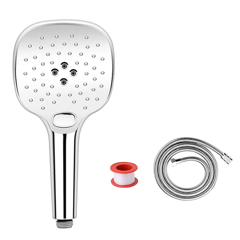 Shower Head With 1.5 M Hose Shower Head 3 Jet Modes High Pressure And ...