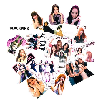 

Creative kpop blackpink sticker lisa PVC album DIY Suitcase sticker for fans collection blackpink girls kpop