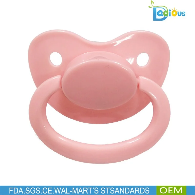 DDLG пустышка для взрослых детей размер больше размера силиконовая BPA бесплатно ABDL