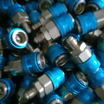 

1Pair Air Conditioning Refrigerant R134A Car Quick Coupler Connector H/L Freon AC Manifold Gauge Connector Professional