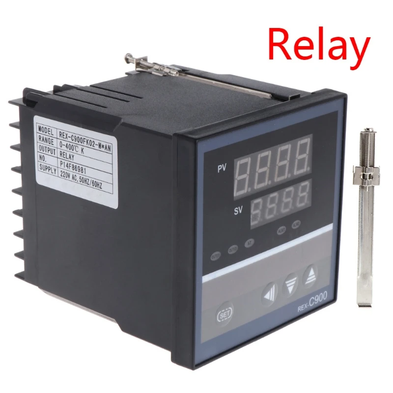 PID регулятор температуры REX-C900 K вход SSR релейный выход 96*96 мм термостат
