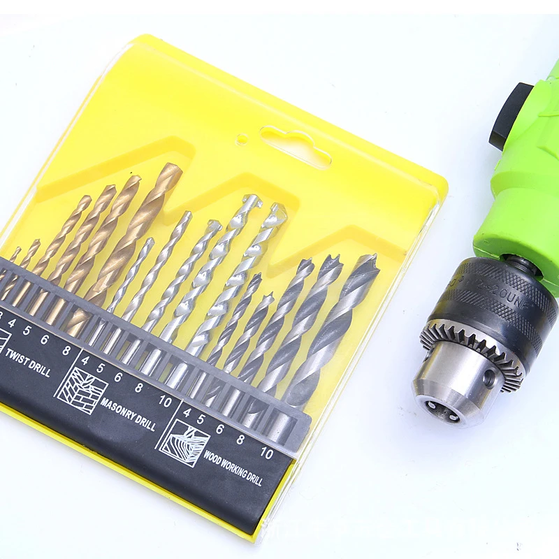 

Twist Drill Woodworking Drill Bit Set Tools 1.0-13.0 HSS Straight Shank Drill Bit Set 16pcs/25pcs