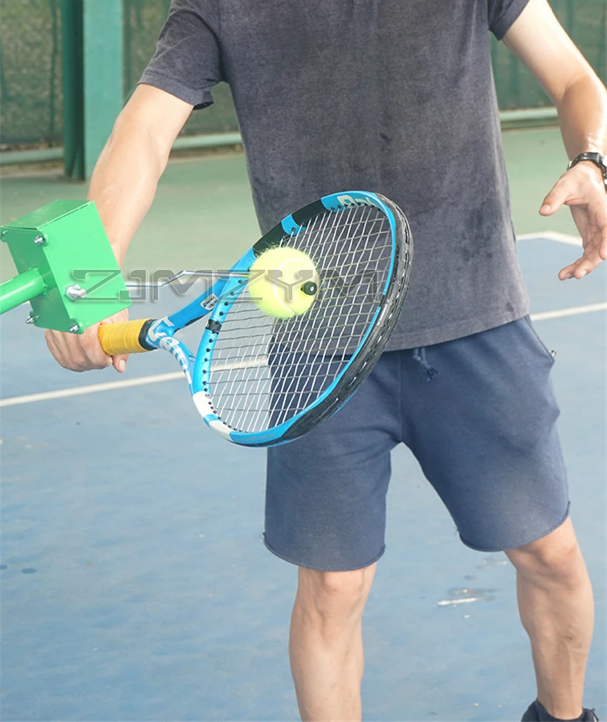 Tennis Accessories Tennis Trainer Tennis Trainer Professional Adjustable Tennis Machine Ball Accessories Training Tool Topspin Slice Service Actions Instructor