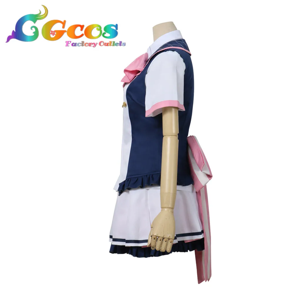 CGCOS Косплей Костюм Re Stage Honjou Касуми платья униформа CG557