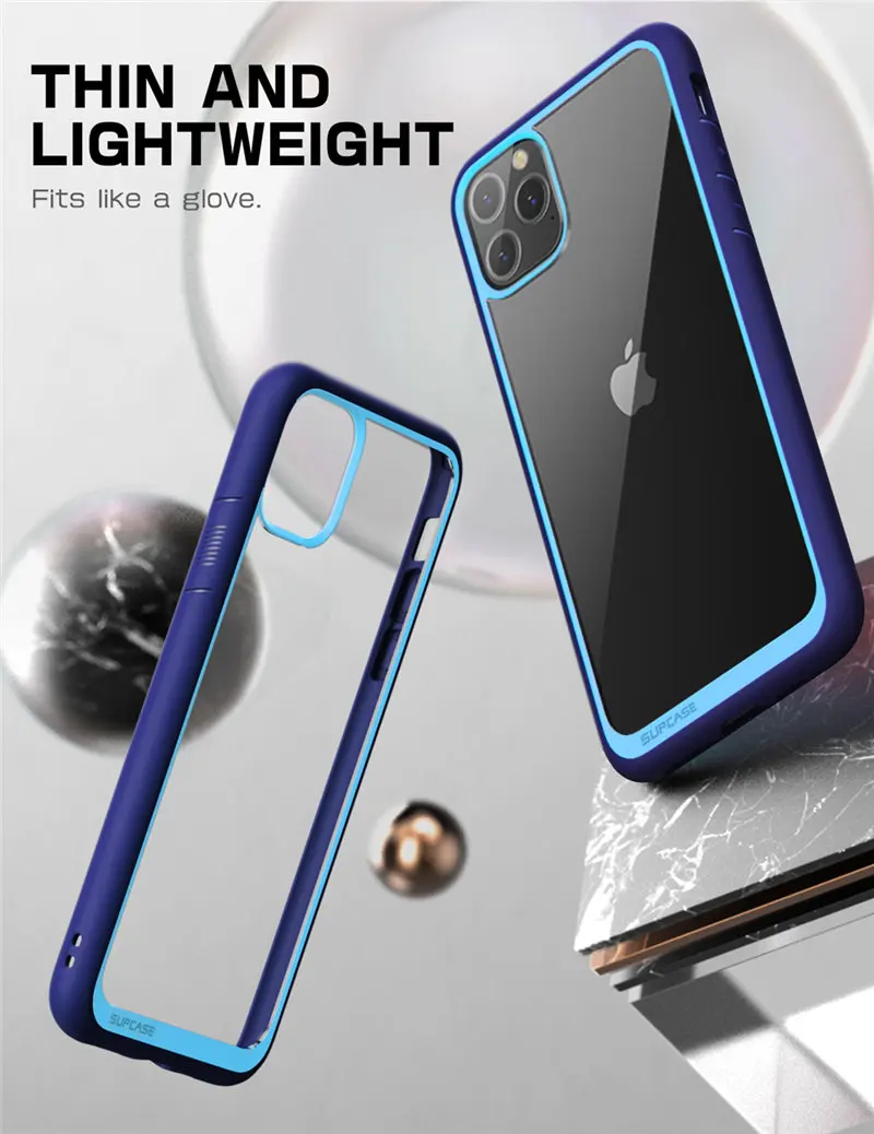 For iphone 11 Pro Max Case 6.5 inch (2019 Release) SUPCASE UB Style Premium Hybrid Protective Bumper Case Clear Back Cover Caso