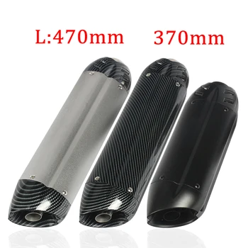 

For kawasaki er6n sv650 crf 230 Z800 R1 cb650f cb1000r cbr250r MT09 Universal 51MM Motorcycle Exhaust Muffler Pipe Escape moto