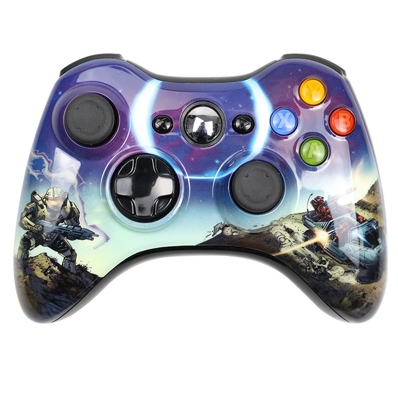 Для Xbox 360 джойстик беспроводной контроллер геймпад контроллер мандо для Xbox360 тонкий контроллер компьютерный джойстик - Цвет: warrior