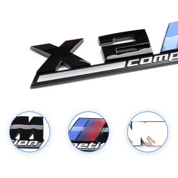 

1 Pcs 3D ABS M Competition Logo Stickers Car Rear Trunk Badge Emblem For BMW E46 E39 E90 E34 E36 E53 E60 X5 E70 M3 M5 M6