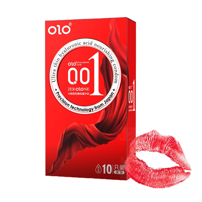 10pcs Olo Condom Hyaluronic Acid Safety Granules Thread 001 Adult Products Stimulation Safe And Comfortable Sex Products 6
