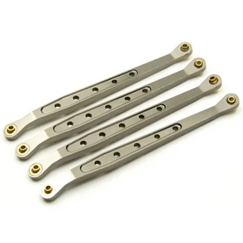 

4Pcs/Set Aluminum Alloy Lower Suspension Links Linkage Set for 1/10 Axial Wraith RC Crawler 3 Colors Available,Grey