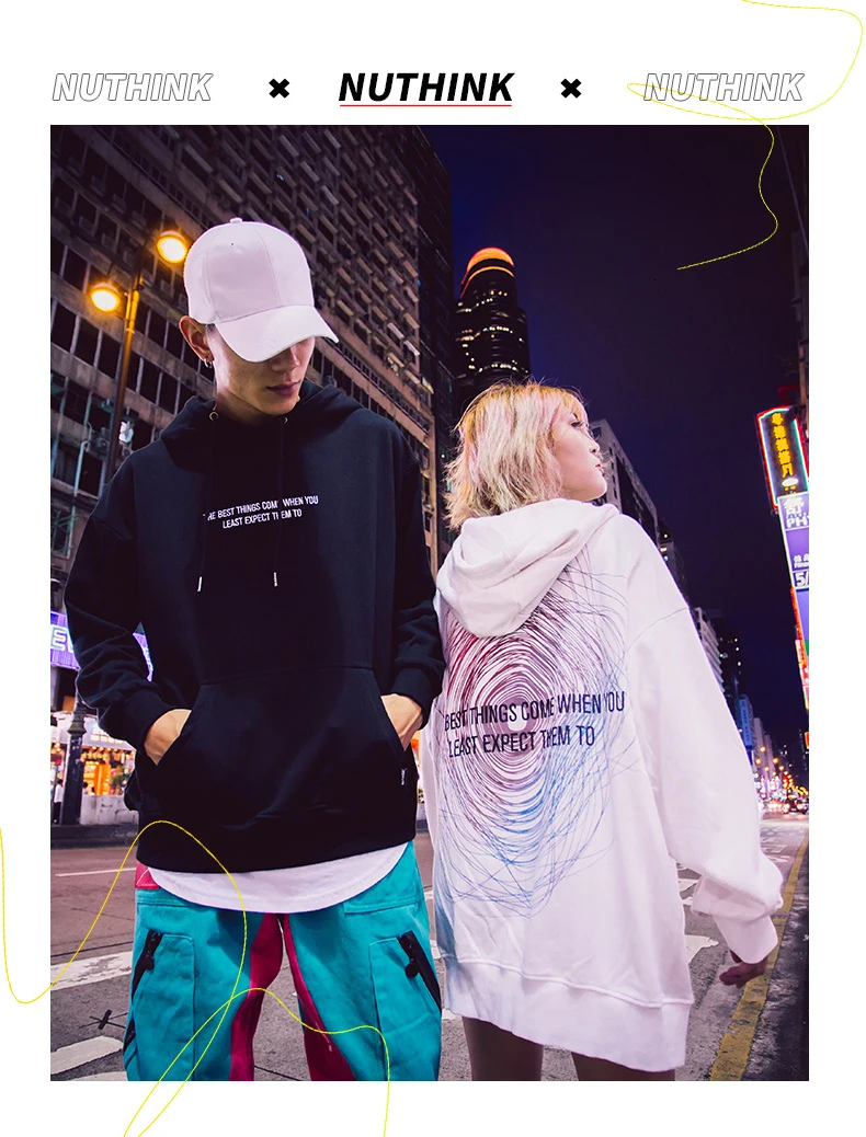 WHOHOLL мужские и женские унисекс толстовки High Street White Back печатных толстовки мужские зимние Harajuku Хип Хоп толстые теплые