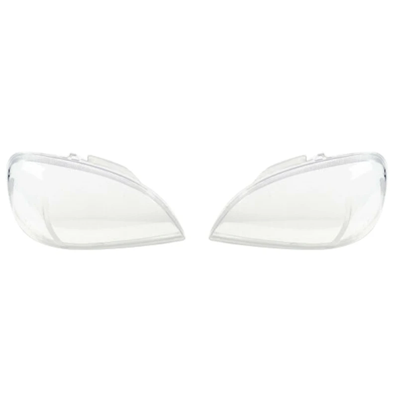 1 пара фар прозрачные фары Прозрачная крышка Lampshdade крышка фары(левый+ правый) для Mercedes Benz W163 Ml Clas