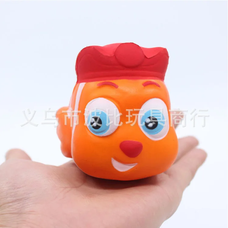 Мягкая модель клоун имитация рыбы мягкие игрушки Pu отдыха Vent игрушка ремесла