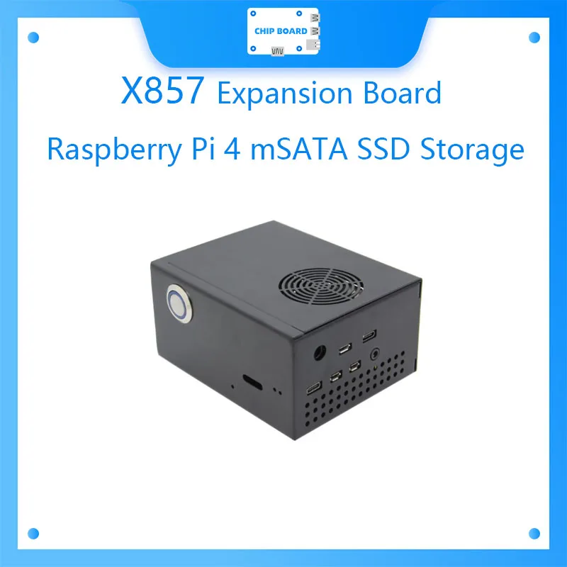 Raspberry Pi 4 mSATA SSD Плата расширения X857 USB3.1 щит для 4B | Компьютеры и офис