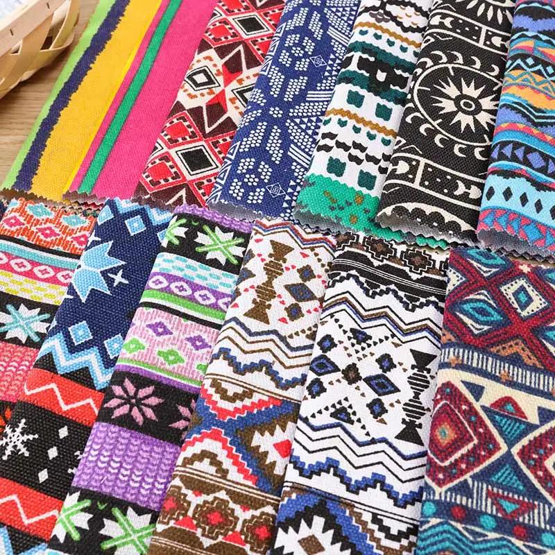 printed nigerian fabric vintage Handmade materials Polyester cotton