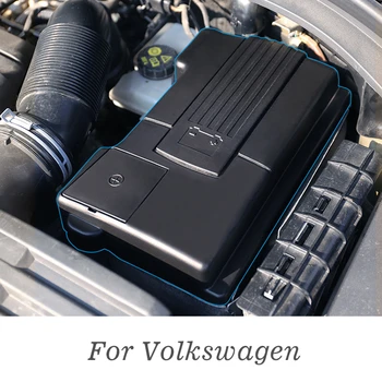 

Engine Battery Protective Cover Waterproof Dustproof Non-flammable Material Accessories For VW Skoda Passat Polo Golf 7 Tiguan L