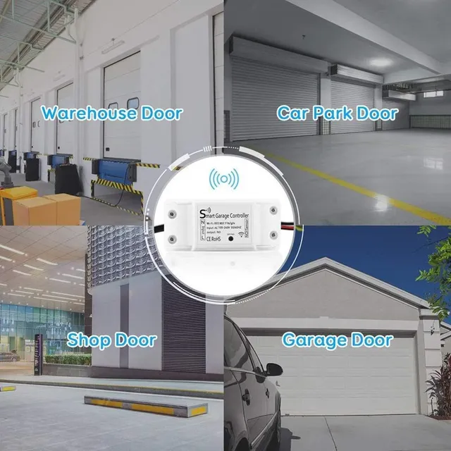 Inteligentny otwieracz drzwi garażowych Tuya WiFi z kontrola aplikacji kompatybilny z amazon alexa Google Home IFTTT sterowanie głosem tanie tanio GD300 IEEE802 11b g n 2 4GHz Tuya Smart Life Alexa Google Assistant IFTTT US EU UK AU White Inteligentny otwieracz drzwi garażowych Tuya WiFi z kontrola aplikacji kompatybilny z amazon alexa Google Home IFTTT sterowanie głosem tanie tanio GD300 IEEE802 11b g n 2 4GHz Tuya Smart Life Alexa Google Assistant IFTTT US EU UK AU White