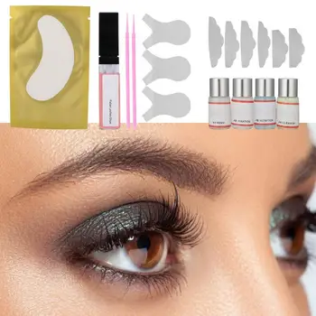 

Makeup Kit Eyelash Perming Kit Eyelash Lifting Curling Set Perming Agent Fixing Liquid Cleaning Solution Face Makeup Beauty