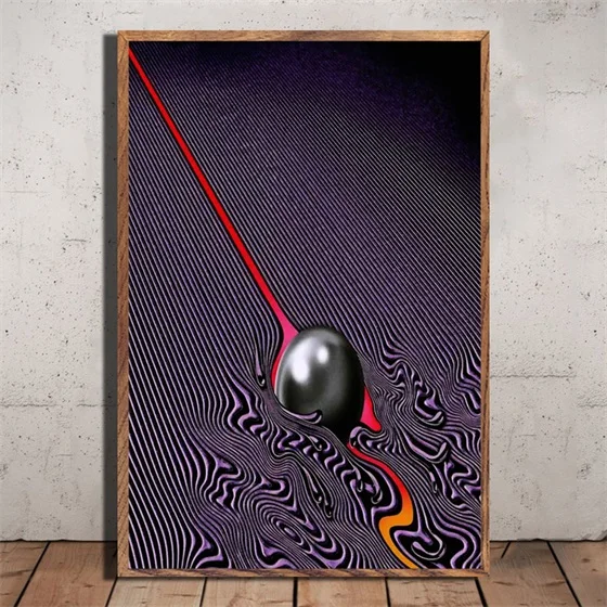 Tame Impala трипси-психоделический музыкальный звезда художественная живопись Шелковый Холст плакат настенный домашний декор - Цвет: M