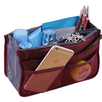 

Organizer Bag Women Men multi functional Cosmetic Bag Put makeup brush with 5 colors Portable Make up