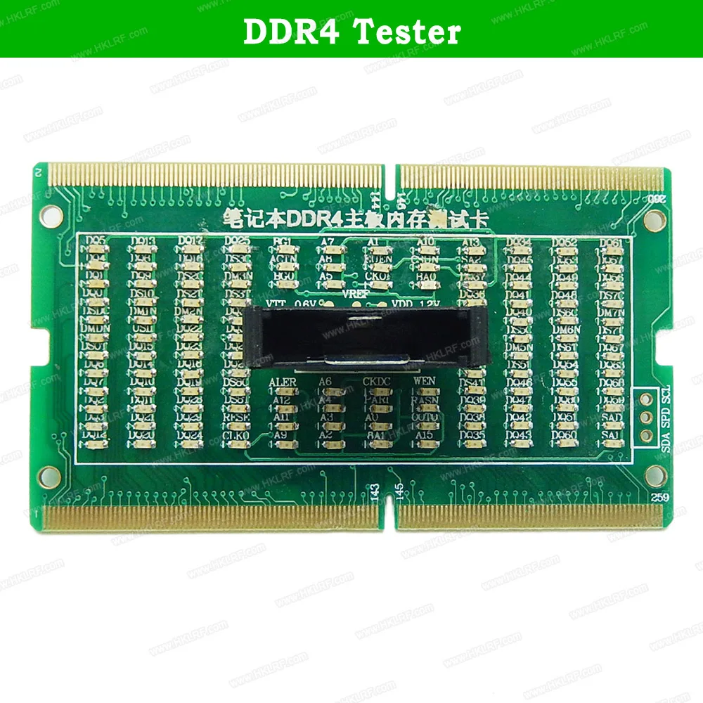 Материнская плата ноутбука слот памяти DDR2/DDR3/DDR4 SDRAM SO-DIMM Pin Out ноутбук светодиодный карта-тестер