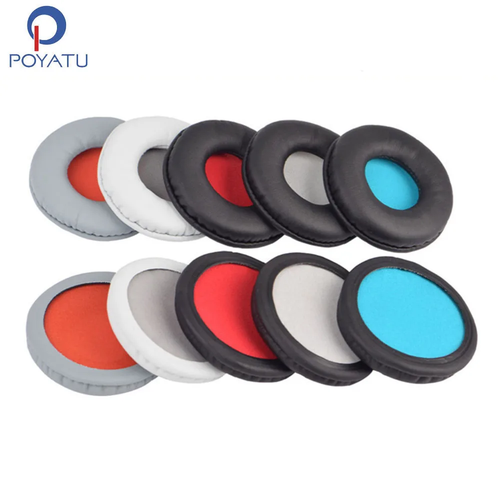 

POYATU For Sony MDR-ZX660 Ear Pads Headphone Earpads For Sony MDR ZX660 Ear Pads Headphone Earpads Earmuff Cover Cushion Leather