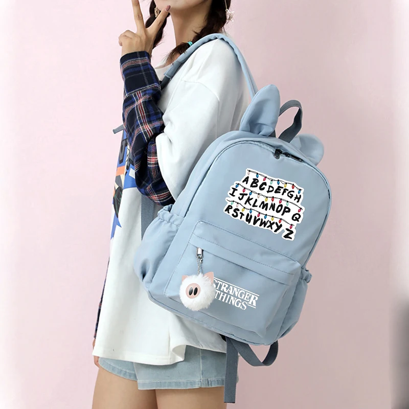 Качественные рюкзаки Mochila для девочек, повседневные школьные рюкзаки с милыми буквами на плечо для женщин, вместительные дорожные сумки