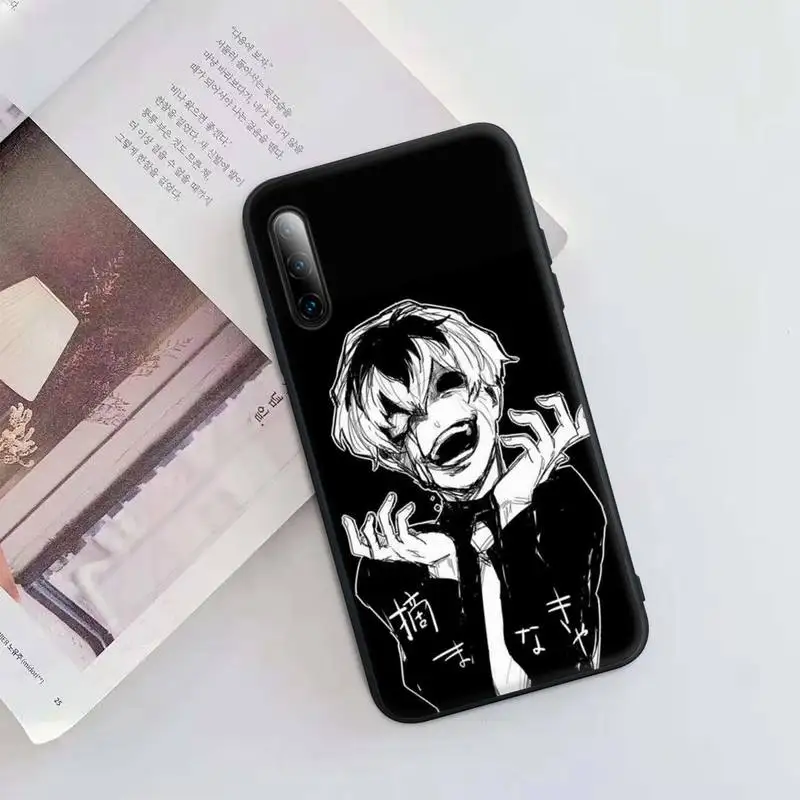 Tokyo Ghoul Kaneki Ken Black Rubber Mobile Phone Case For Redmi S2 4X 5 5A Plus 6 6A 7 7A 8 8A 9 9A Cover