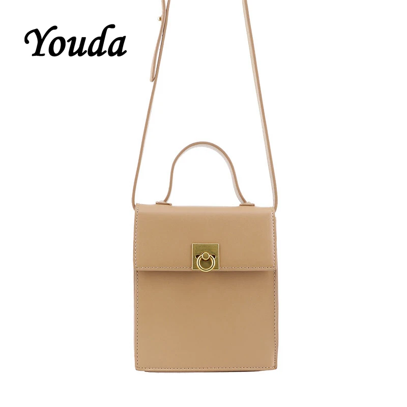 Youda модная женская сумка на плечо, дизайн, седельная форма, чехол для мобильного телефона, повседневный стиль, сплошной цвет, женские сумки-мессенджеры