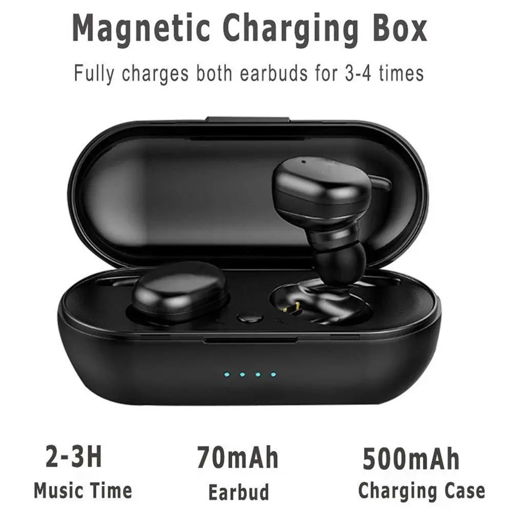 Y30 Bluetooth Wireless Earphone 5 0 Sport Bluetooth Headset Earbuds Handfree Portable with Charging Box 3D Stereo Sound