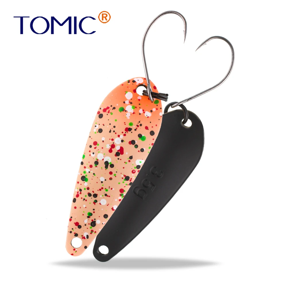 Tomic 6/8 штук 3.5g 5g партия Япония качество литья рифленая форель области
